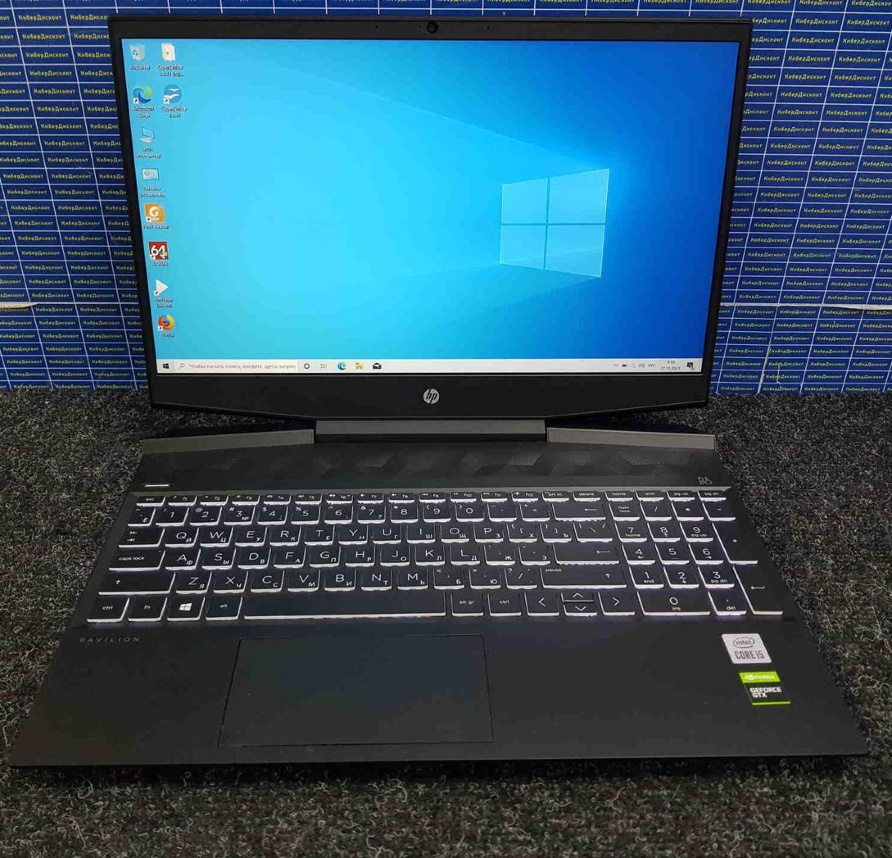 Игровой ноутбук HP-15 DK1091UR (i5-10300H, 8Gb, 512GB, GTX 1650ti 4GB)  купить бу с рук